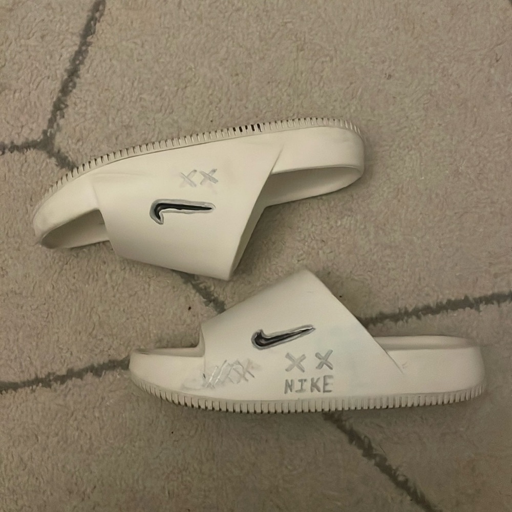 Nike X Kaws custom Nike calm slide